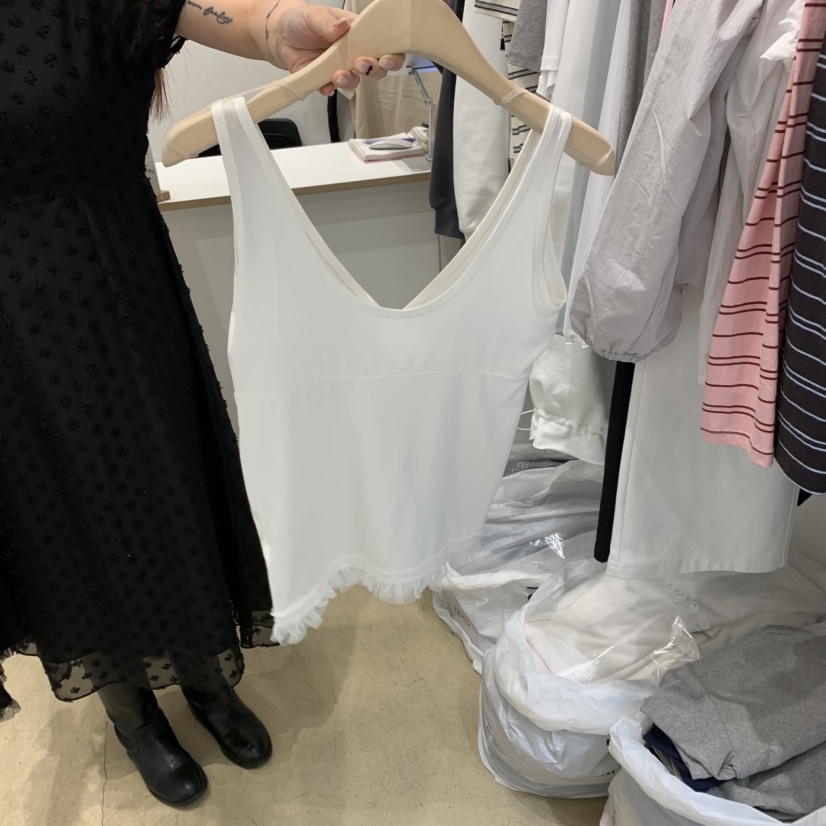 MUNSELL韓國直郵㊣東大門實拍女裝新品職業時尚熱賣吊帶背心MUNSELL吊帶/背心
