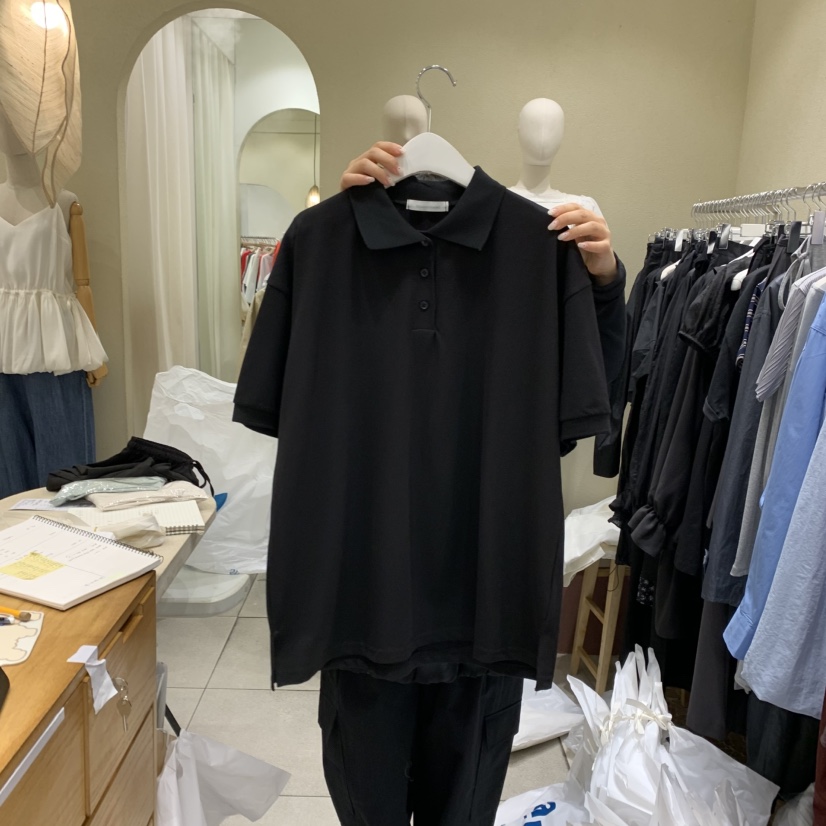 BROCCOLISALAD韓國直郵㊣女裝新品休閑25春夏人氣時尚熱賣T恤BROCCOLISALADT恤圖色2