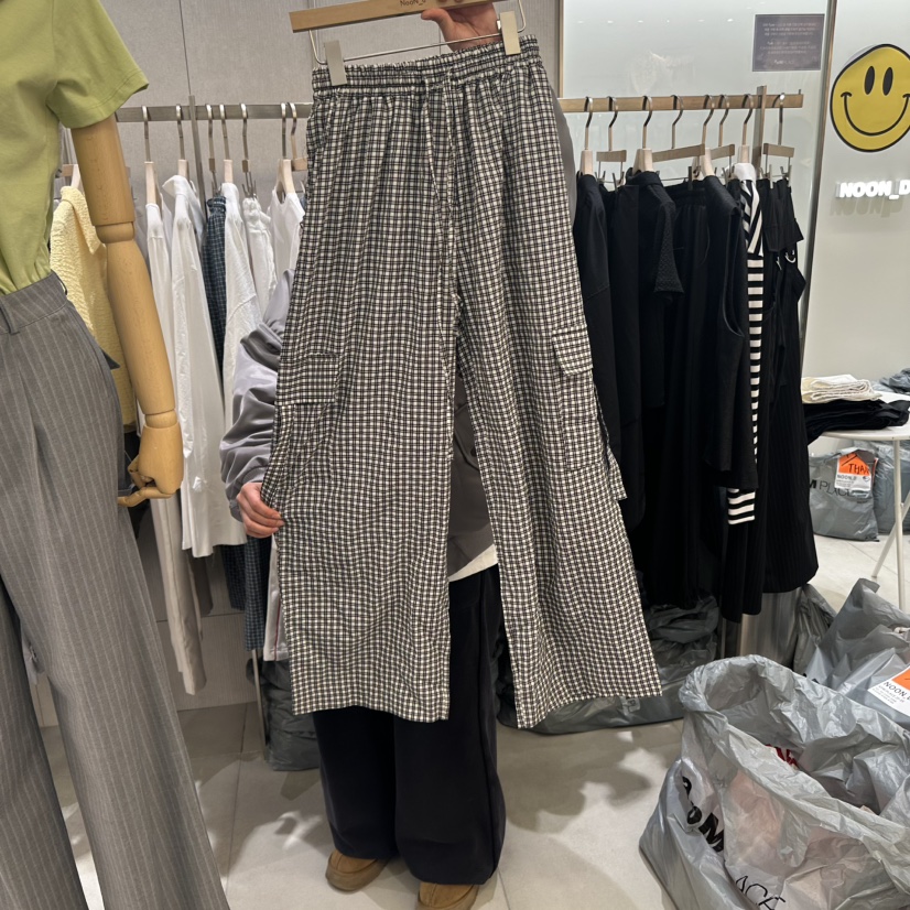 NOON_D韓國直郵㊣女裝新款職業推薦25春夏人氣時尚熱賣休閑褲NOON_D休閑褲圖色1