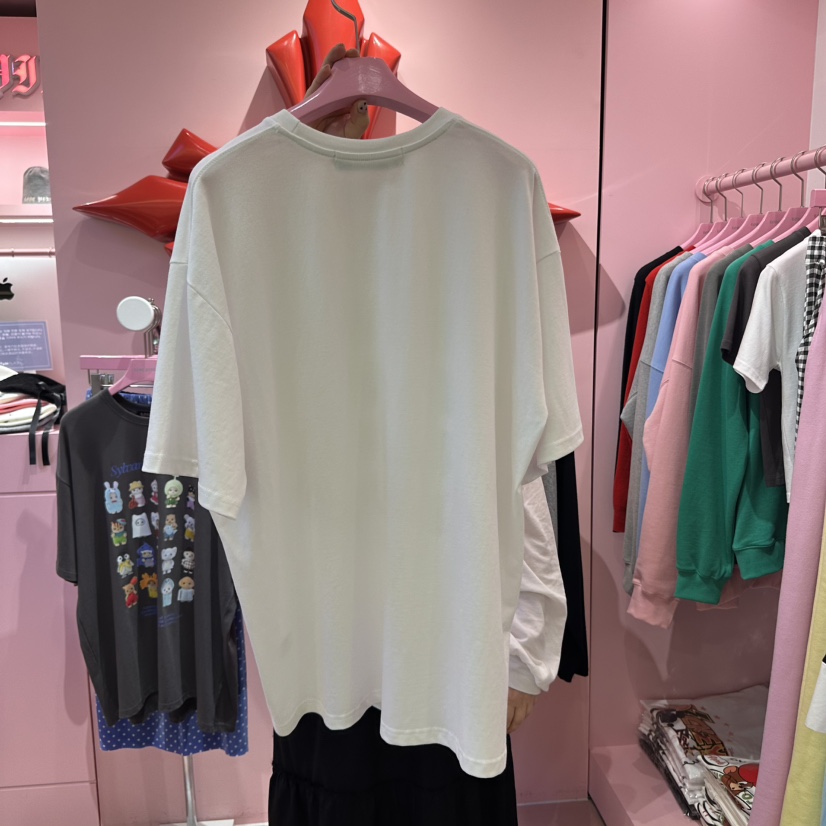 LOVE PINK韓國直郵㊣東大門實拍女裝新品職業時尚熱賣人氣T恤LOVE PINKT恤