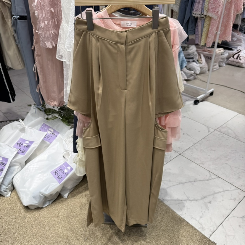VIRUS韓國直郵㊣女裝新品25春夏休閑熱賣職業人氣推薦休閑褲VIRUS休閑褲圖色1