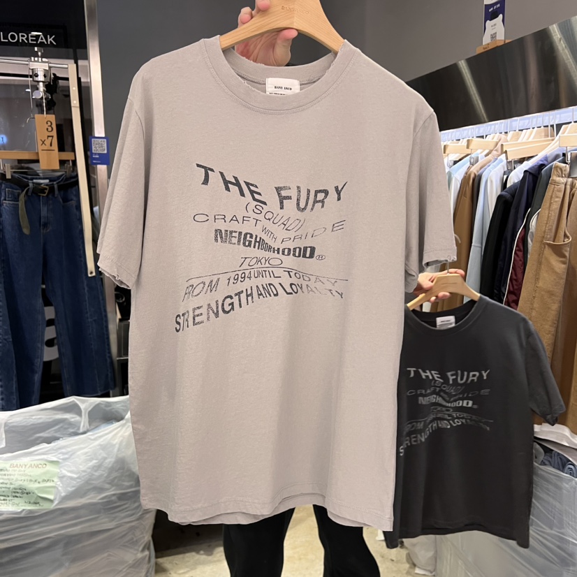 BANY ANCO韓國㊣直郵東大門代購女裝新品時尚休閑熱賣25春夏T恤BANY ANCOT恤圖色3