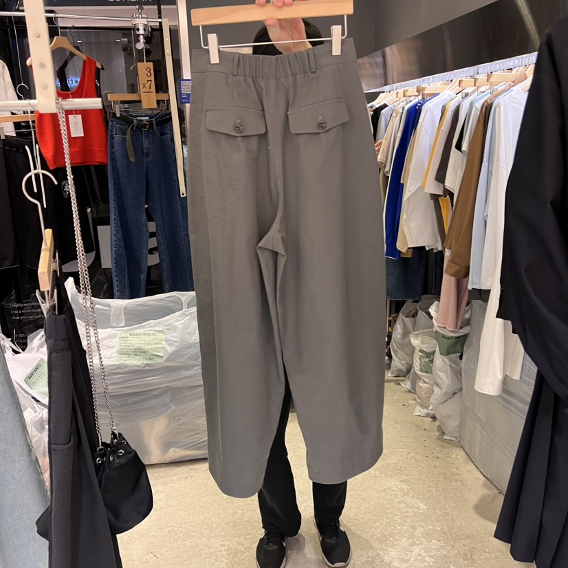 BANY ANCO韓國㊣直郵東大門代購女裝新品休閑25春夏休閑褲BANY ANCO休閑褲