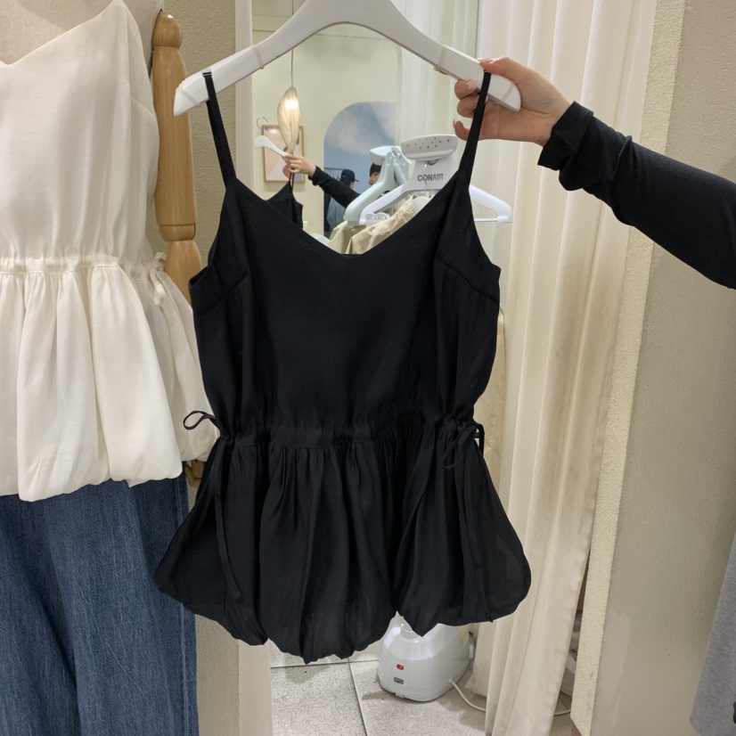 BROCCOLISALAD韓國㊣直郵東大門代購女裝新品職業25春夏吊帶背心BROCCOLISALAD吊帶/背心圖色2