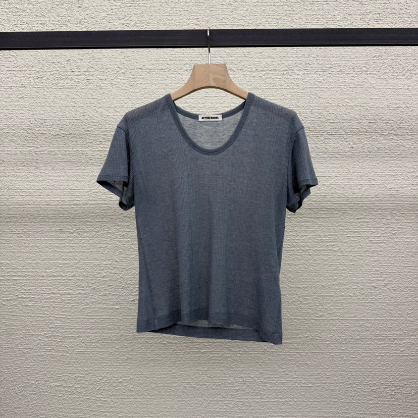 AT THE BAGEL韓國直郵㊣東大門實拍女裝新品時尚休閑25春夏T恤AT THE BAGELT恤圖色6