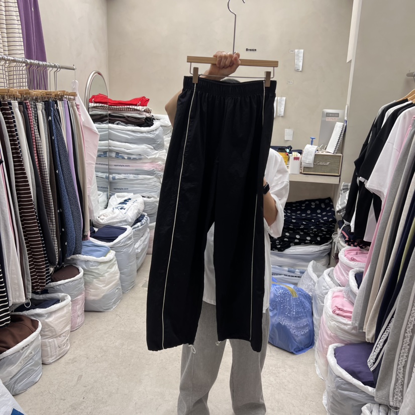 BREEZE直郵韓國代購㊣女裝新品職業熱賣人氣時尚休閑褲拉鏈BREEZE休閑褲圖色3