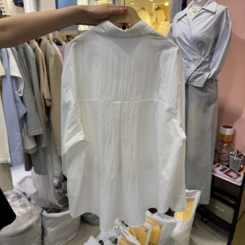 MARILYN韓國直郵㊣東大門實拍女裝新款時尚熱賣襯衫蕾絲衫蕾絲MARILYN襯衫/蕾絲衫