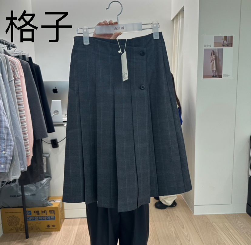 REIRAI韓國直郵㊣女裝新款熱賣時尚推薦職業休閑人氣25春夏長裙Reirai長裙圖色1