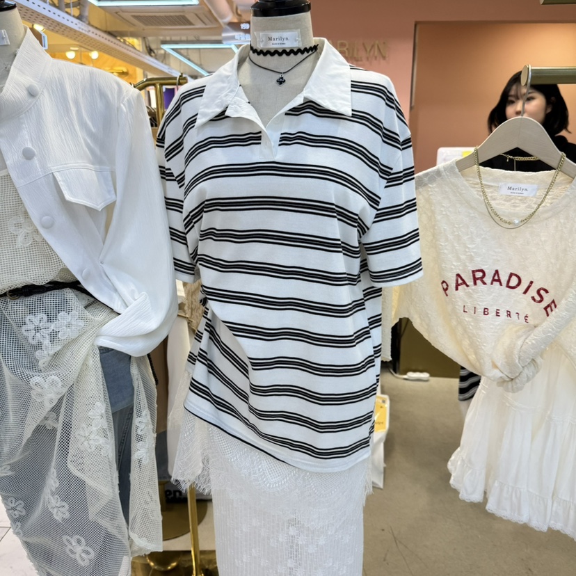 MARILYN直郵韓國代購㊣女裝新款25春夏推薦時尚休閑職業T恤MARILYNT恤