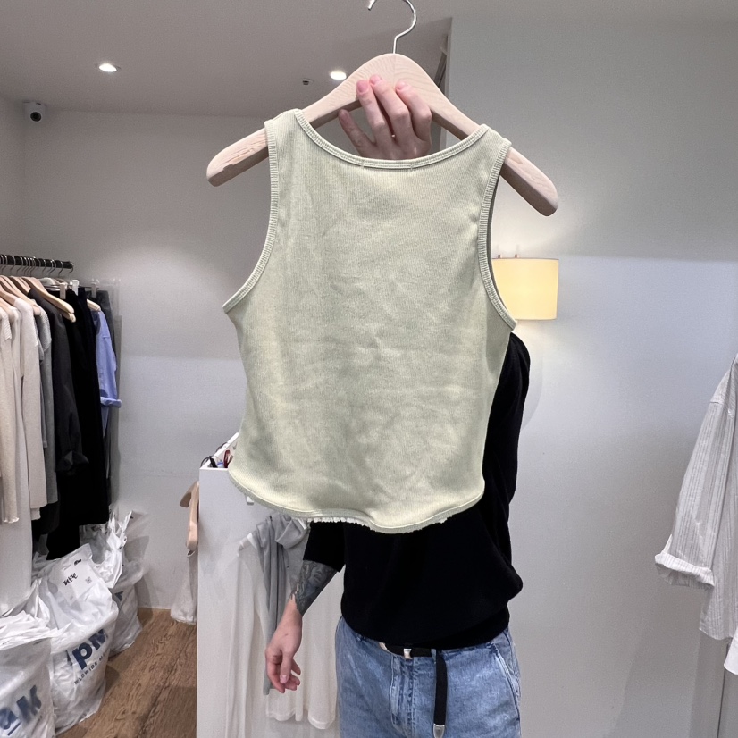 JINSIM韓國直郵㊣女裝新品熱賣職業時尚休閑推薦25春夏吊帶背心JINSIM吊帶/背心