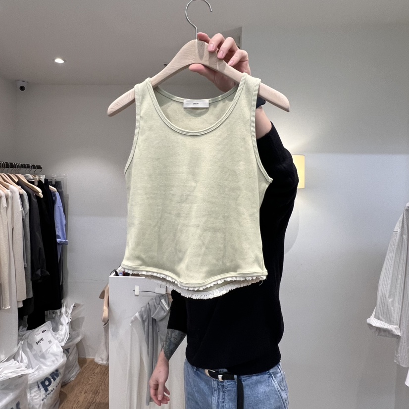 JINSIM韓國直郵㊣女裝新品熱賣職業時尚休閑推薦25春夏吊帶背心JINSIM吊帶/背心