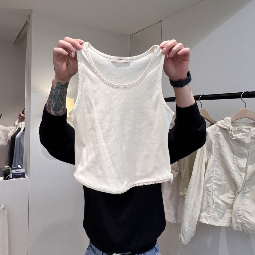 JINSIM韓國直郵㊣女裝新品熱賣職業時尚休閑推薦25春夏吊帶背心JINSIM吊帶/背心圖色3