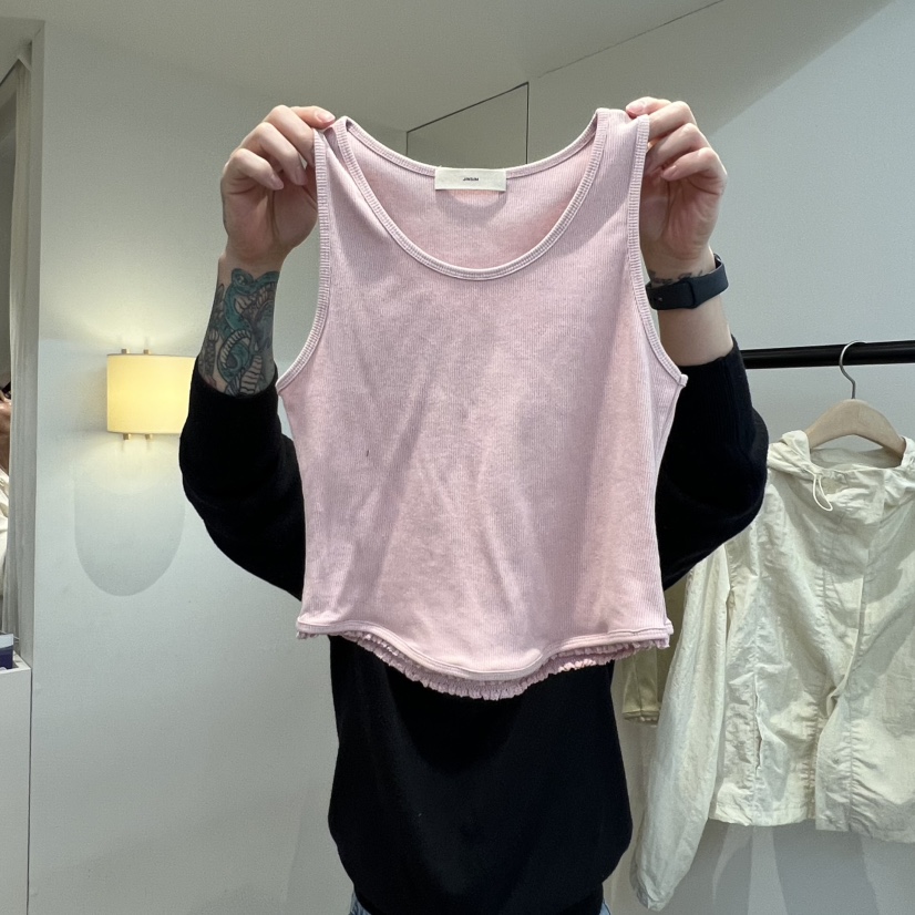 JINSIM韓國直郵㊣女裝新品熱賣職業時尚休閑推薦25春夏吊帶背心JINSIM吊帶/背心圖色4