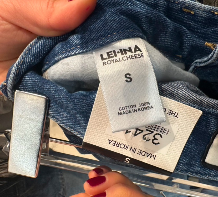 LEHNA韓國㊣直郵東大門代購女裝新款時尚推薦人氣25春夏牛仔褲LEHNA牛仔褲