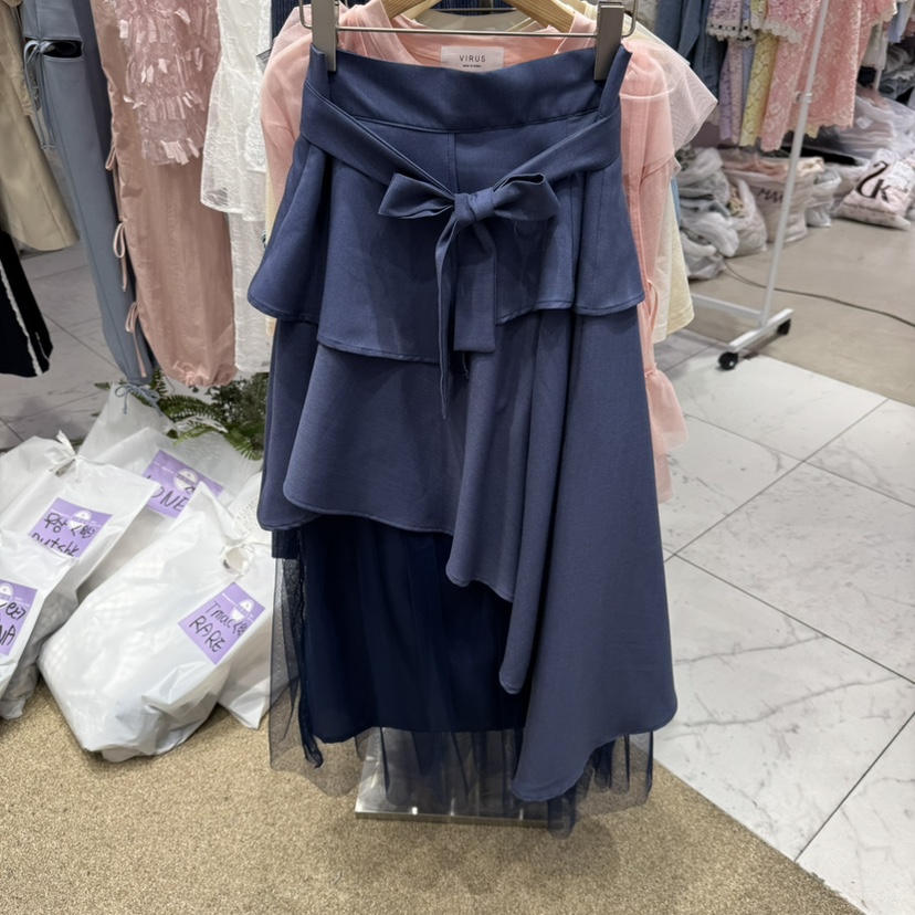 VIRUS直郵韓國代購㊣女裝新款熱賣休閑職業時尚半身裙中短裙VIRUS半身裙/中短裙圖色2