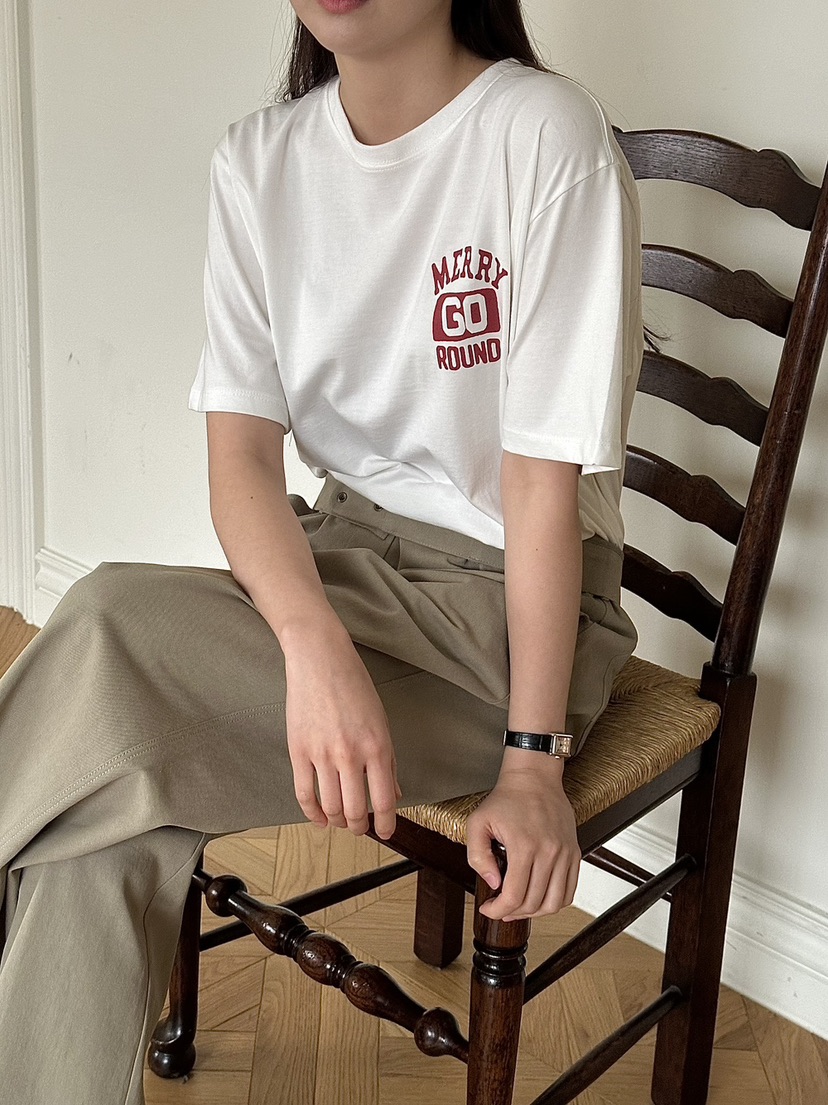 THE ABLE韓國㊣直郵東大門代購女裝新款休閑職業時尚熱賣T恤THE ABLE/TAT恤