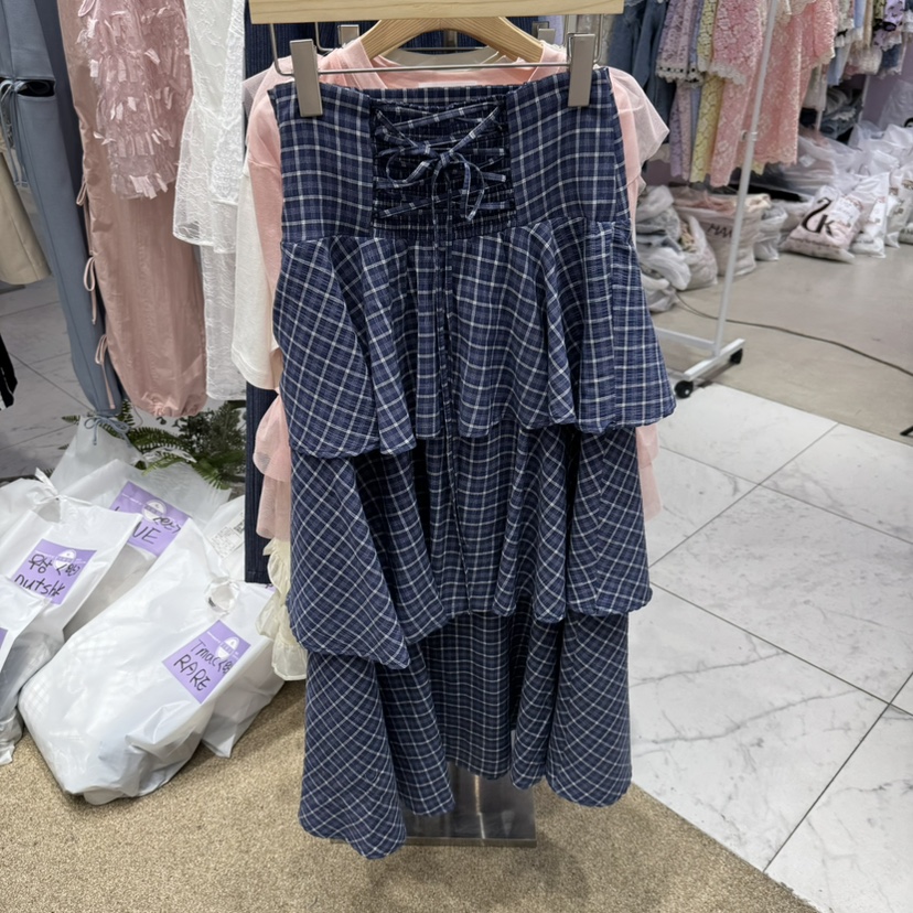 VIRUS韓國直郵㊣女裝新品25春夏人氣時尚熱賣職業推薦休閑長裙VIRUS長裙圖色2