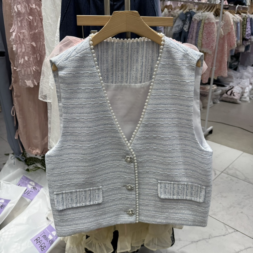 VIRUS直郵韓國代購㊣女裝新品休閑時尚推薦人氣25春夏職業馬甲VIRUS馬甲圖色2
