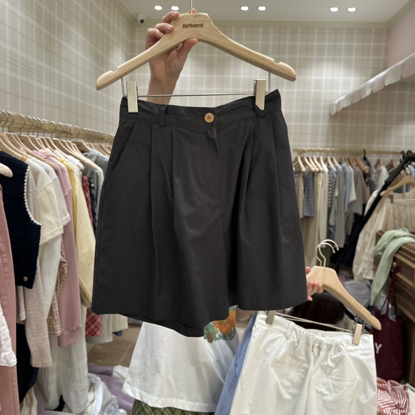 OURMOMENT韓國直郵㊣女裝新品25春夏時尚熱賣職業休閑推薦短褲OURMOMENT短褲圖色3