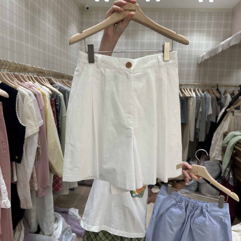 OURMOMENT韓國直郵㊣女裝新品25春夏時尚熱賣職業休閑推薦短褲OURMOMENT短褲圖色4