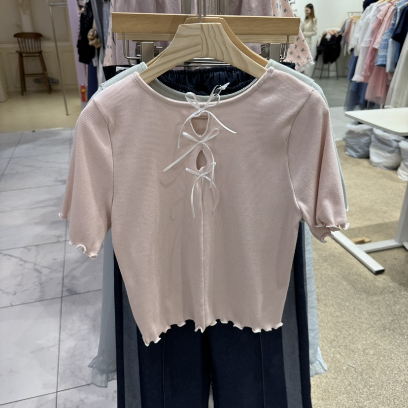 VIRUS直郵韓國代購㊣女裝新品推薦人氣休閑25春夏熱賣職業T恤VIRUST恤圖色2