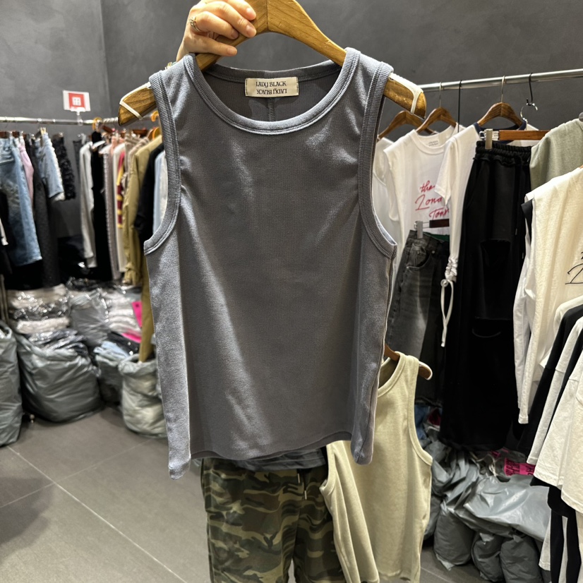LADYBLACK直郵韓國代購㊣女裝新款時尚職業熱賣休閑吊帶背心LADYBLACK吊帶/背心圖色2