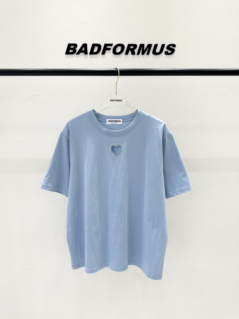 BADFORMUS韓國直郵㊣東大門實拍女裝新品推薦休閑熱賣職業T恤BADFORMUST恤圖色2