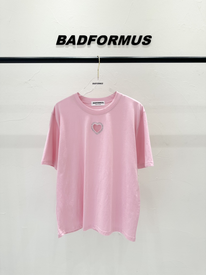 BADFORMUS韓國直郵㊣東大門實拍女裝新品推薦休閑熱賣職業T恤BADFORMUST恤圖色4