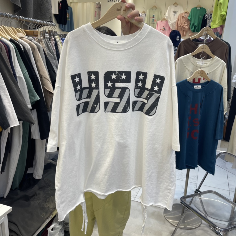 REPLAY韓國㊣直郵東大門代購女裝新款職業熱賣25春夏推薦T恤REPLAYT恤圖色1