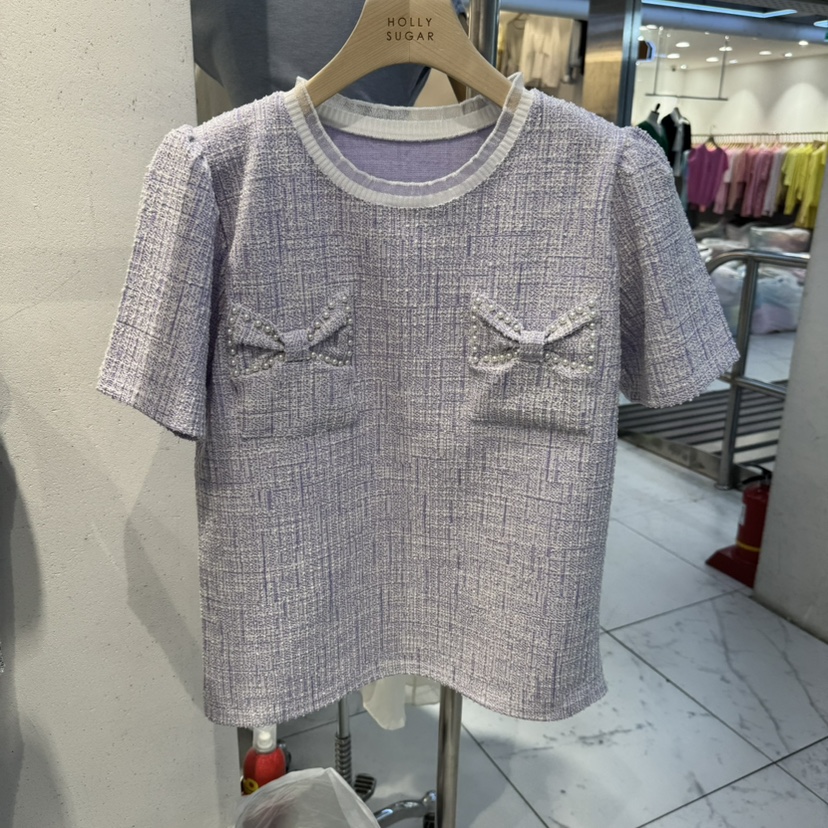 PIT A PAT韓國直郵㊣女裝新品時尚推薦人氣休閑T恤小珍珠PIT A PATT恤圖色2