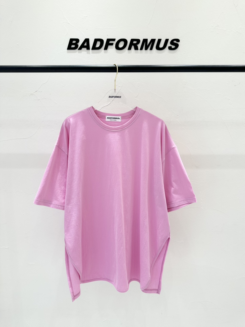 BADFORMUS韓國直郵㊣女裝新款熱賣推薦時尚25春夏休閑職業T恤BADFORMUST恤圖色3