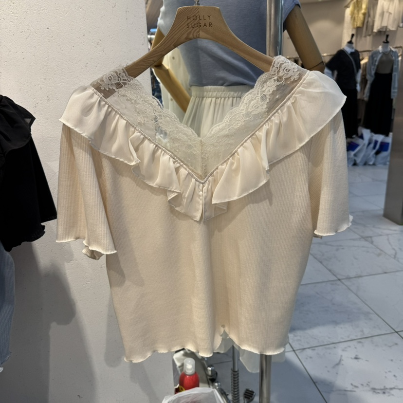 PIT A PAT韓國㊣直郵東大門代購女裝新品職業25春夏襯衫蕾絲衫PIT A PAT襯衫/蕾絲衫圖色2