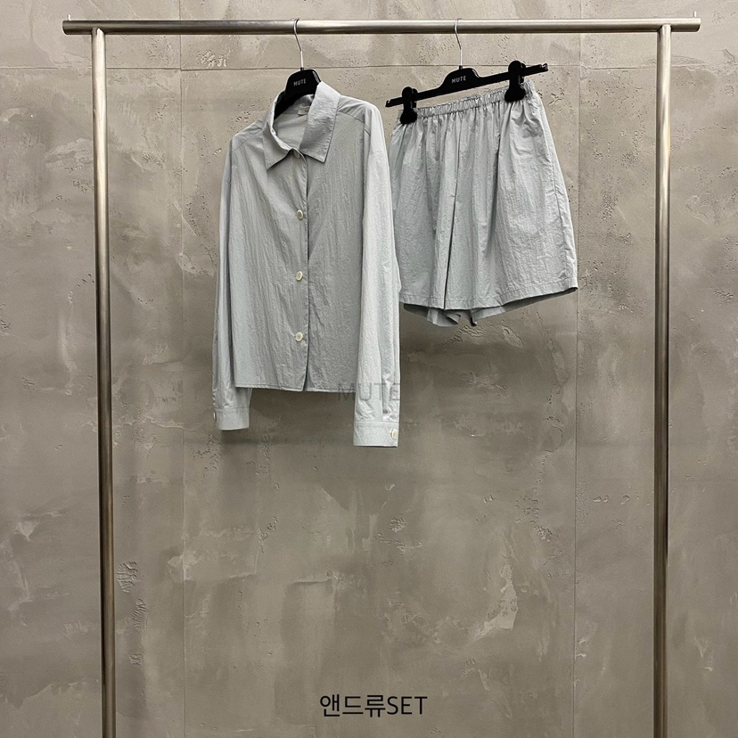 MUTE-P直郵韓國代購㊣女裝新款職業25春夏推薦休閑襯衫蕾絲衫MUTE襯衫/蕾絲衫