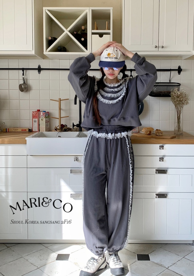 MARI CO韓國直郵㊣女裝新品職業推薦熱賣時尚25春夏人氣衛衣ARANCIA衛衣