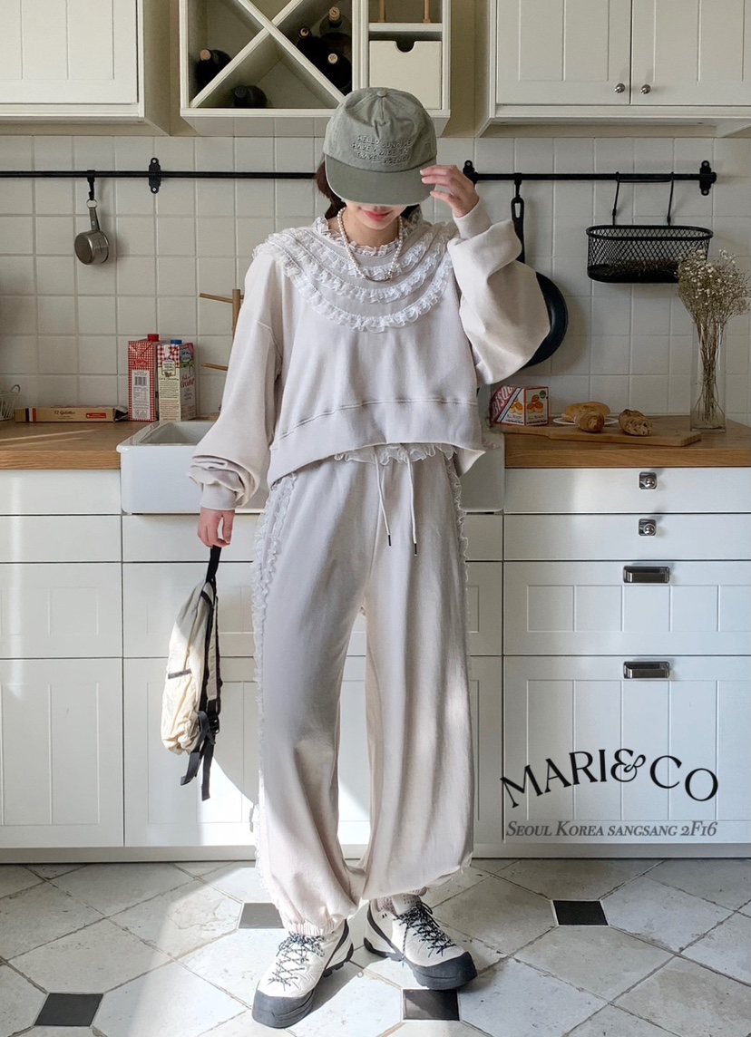 MARI CO韓國㊣直郵東大門代購女裝新品推薦25春夏人氣休閑褲MARI CO休閑褲