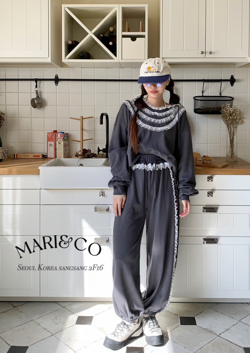 MARI CO韓國㊣直郵東大門代購女裝新品推薦25春夏人氣休閑褲MARI CO休閑褲