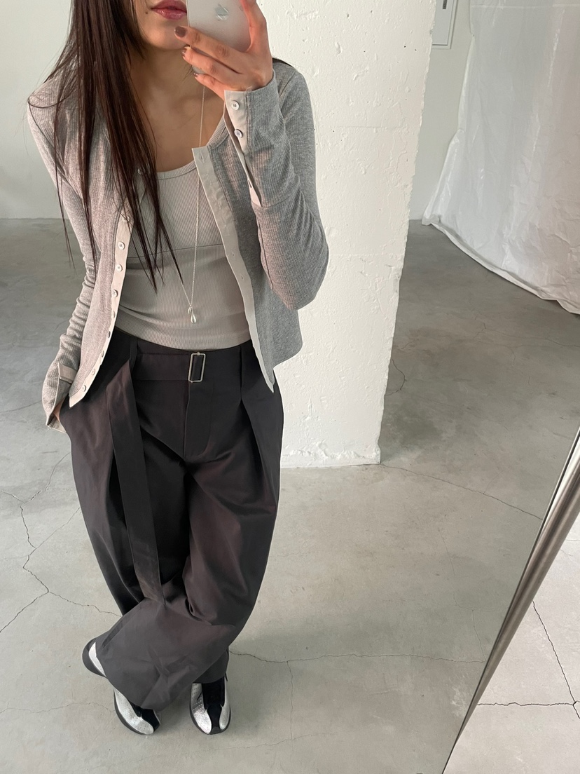 ACME韓國直郵㊣東大門實拍女裝新款休閑熱賣時尚休閑褲含腰帶ACME休閑褲