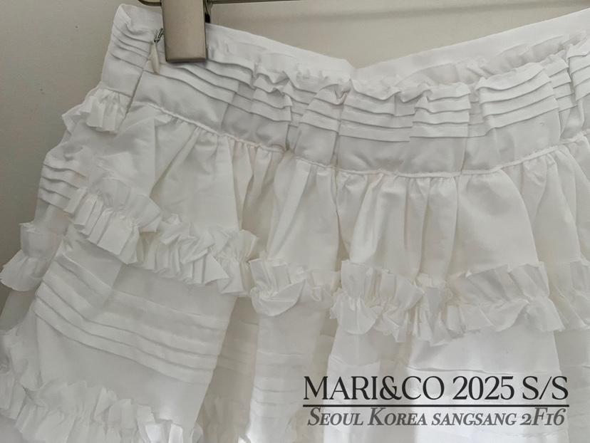 MARI CO直郵韓國代購㊣女裝新品25春夏熱賣人氣時尚休閑短裙ARANCIA短裙
