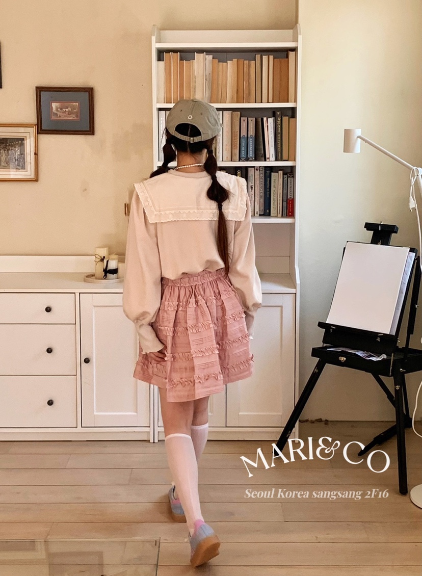 MARI CO直郵韓國代購㊣女裝新款時尚25春夏熱賣職業休閑衛衣MARI CO衛衣