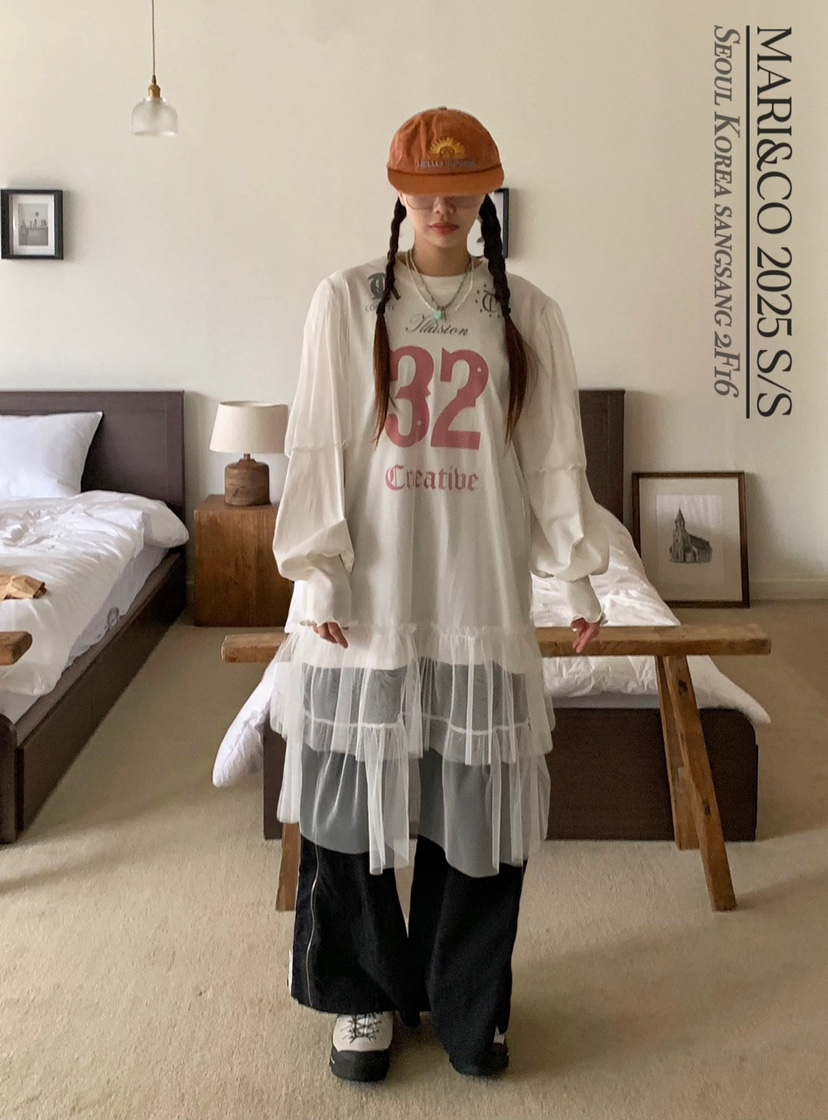 MARI CO韓國直郵㊣女裝新款休閑人氣熱賣時尚25春夏連衣裙MARI CO連衣裙