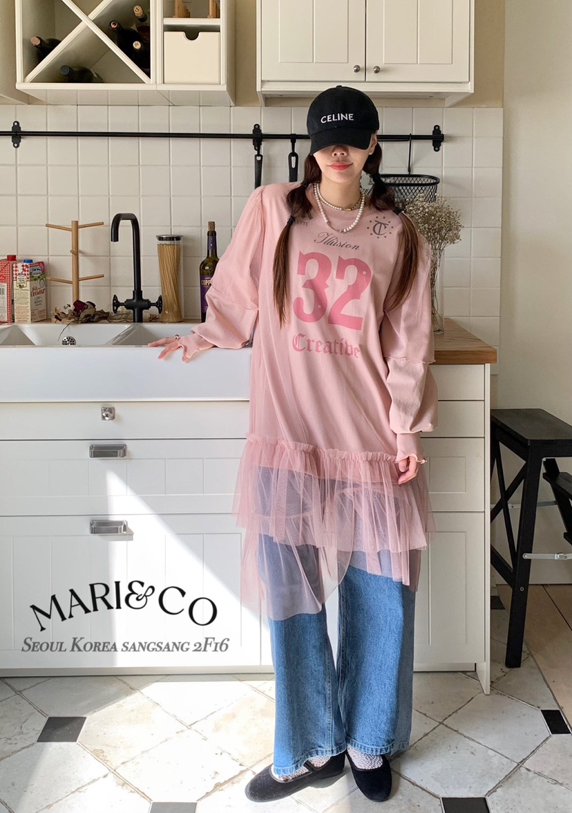 MARI CO韓國直郵㊣女裝新款休閑人氣熱賣時尚25春夏連衣裙MARI CO連衣裙