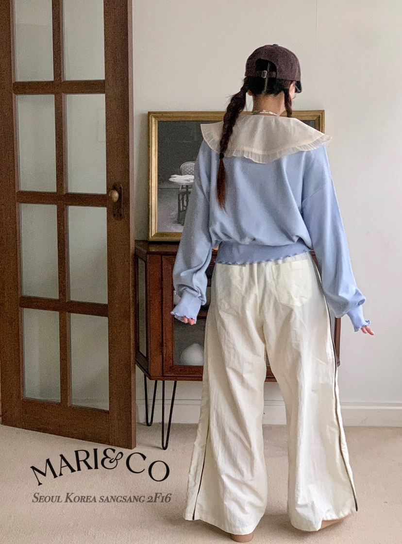 MARI CO韓國直郵㊣女裝新款職業休閑熱賣時尚25春夏人氣衛衣MARI CO衛衣