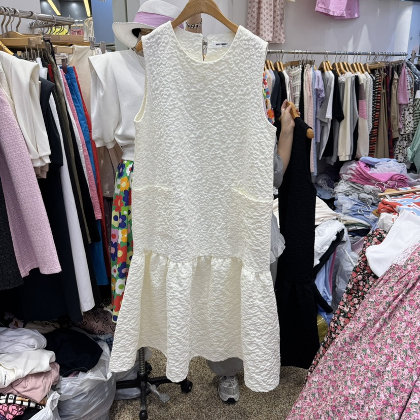HAPPYBERRY韓國㊣直郵東大門代購女裝新品推薦25春夏連衣裙口袋HAPPYBERRY連衣裙