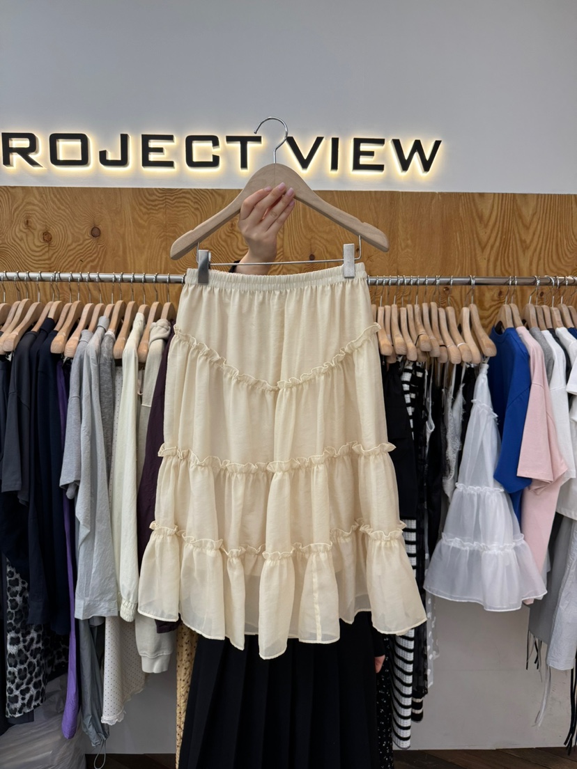 PROJECTVIEW韓國直郵㊣東大門實拍女裝新款休閑推薦時尚長裙PROJECTVIEW長裙