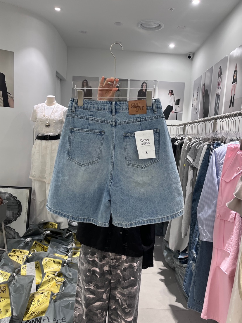 WATERMELON韓國直郵㊣東大門實拍女裝新款25春夏熱賣人氣短褲WATERMELON短褲