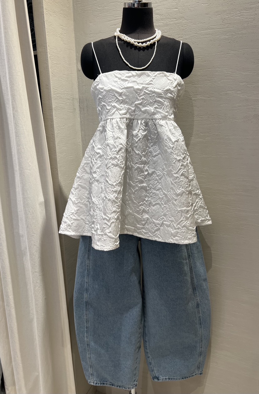 HI HIGH直郵韓國代購㊣女裝新款人氣熱賣時尚休閑25春夏牛仔褲SEESTAR/hi high牛仔褲