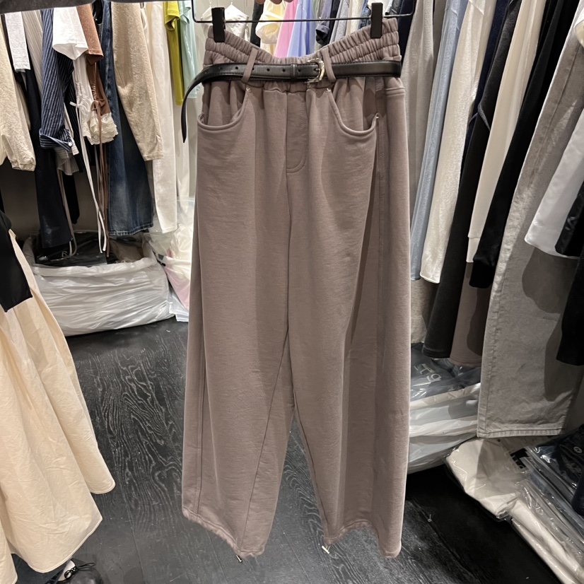 TUG韓國直郵㊣東大門實拍女裝新品推薦熱賣職業休閑褲不含腰帶TUG休閑褲