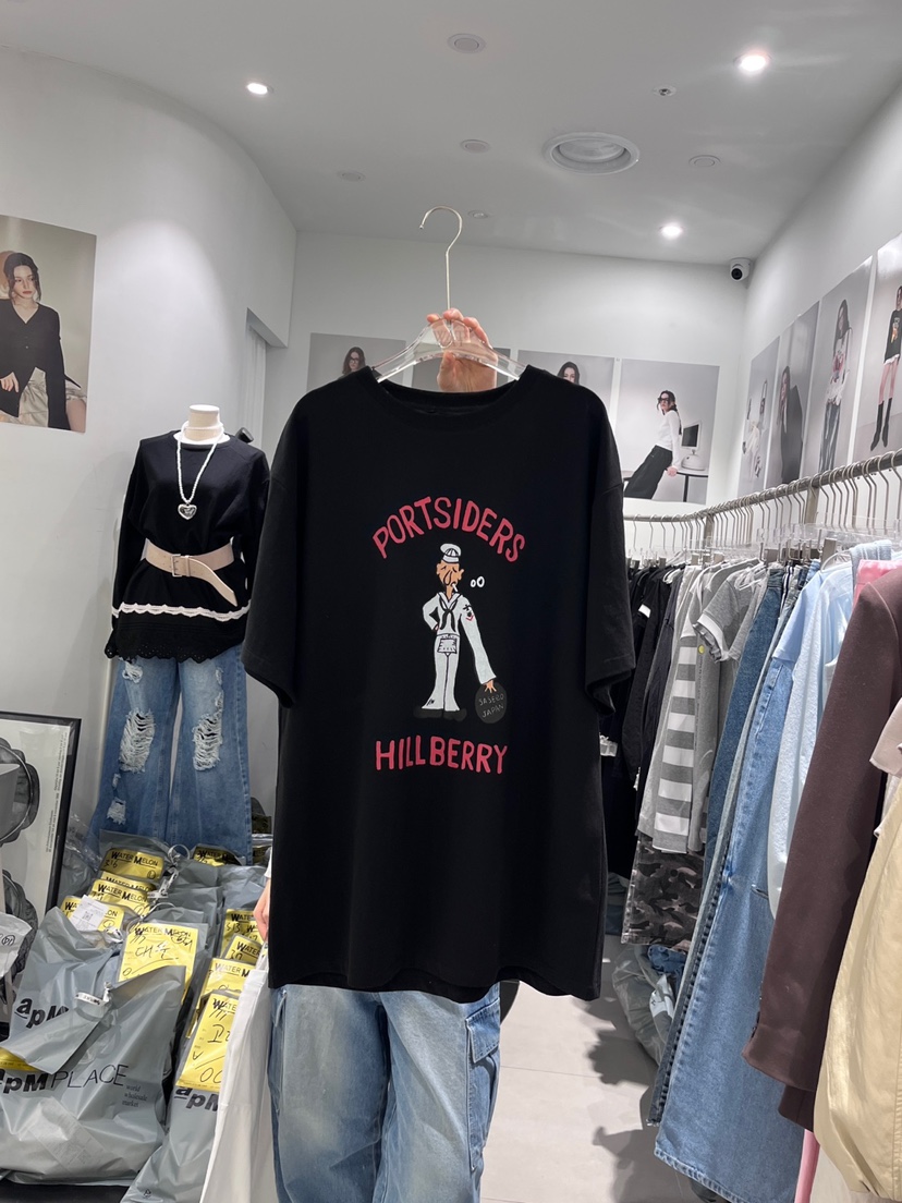 WATERMELON韓國㊣直郵東大門代購女裝新品休閑人氣推薦職業T恤WATERMELONT恤圖色3