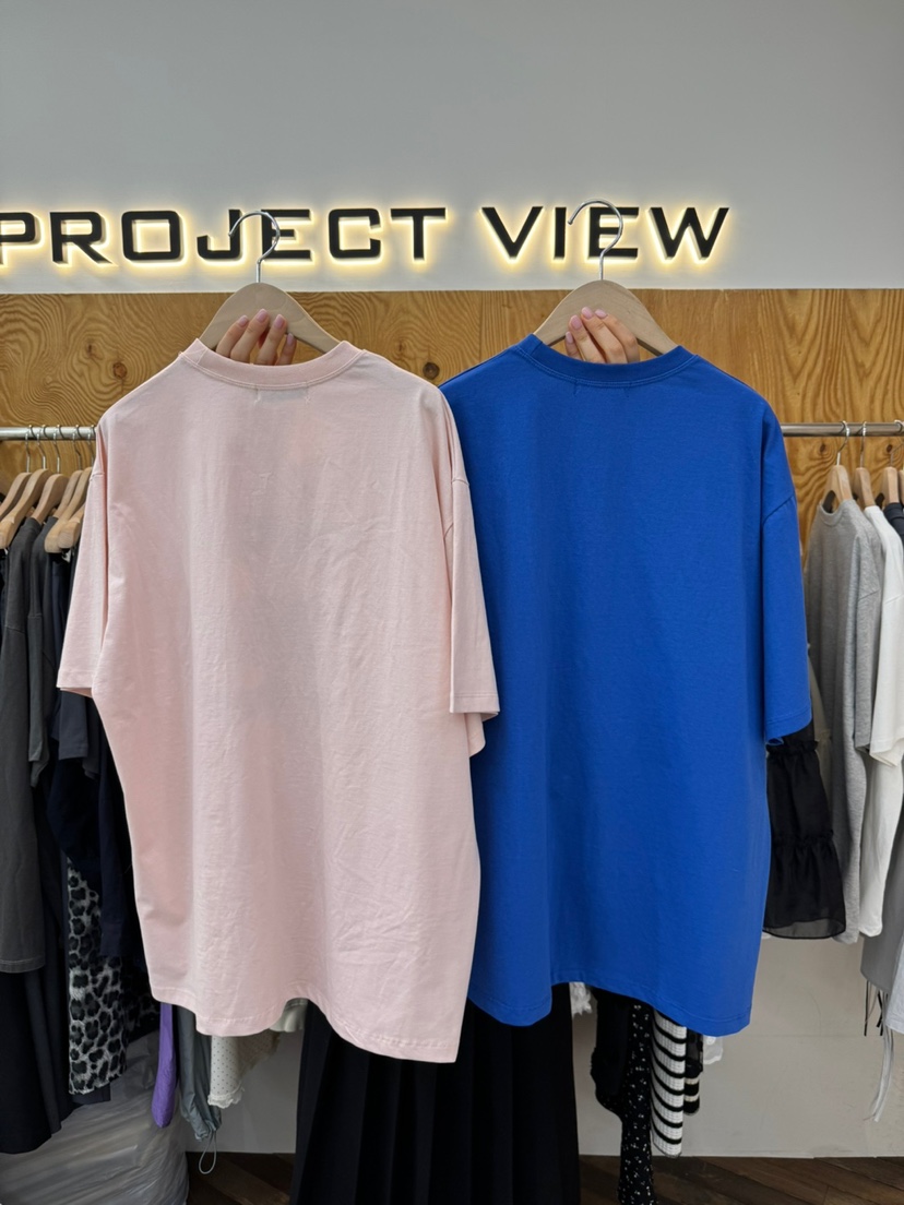 PROJECTVIEW韓國直郵㊣女裝新款推薦25春夏職業人氣時尚T恤PROJECTVIEWT恤