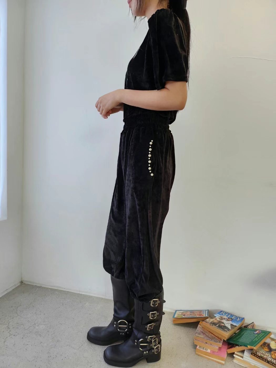 LAYERING韓國直郵㊣女裝新款推薦休閑職業熱賣25春夏休閑褲LAYERING休閑褲